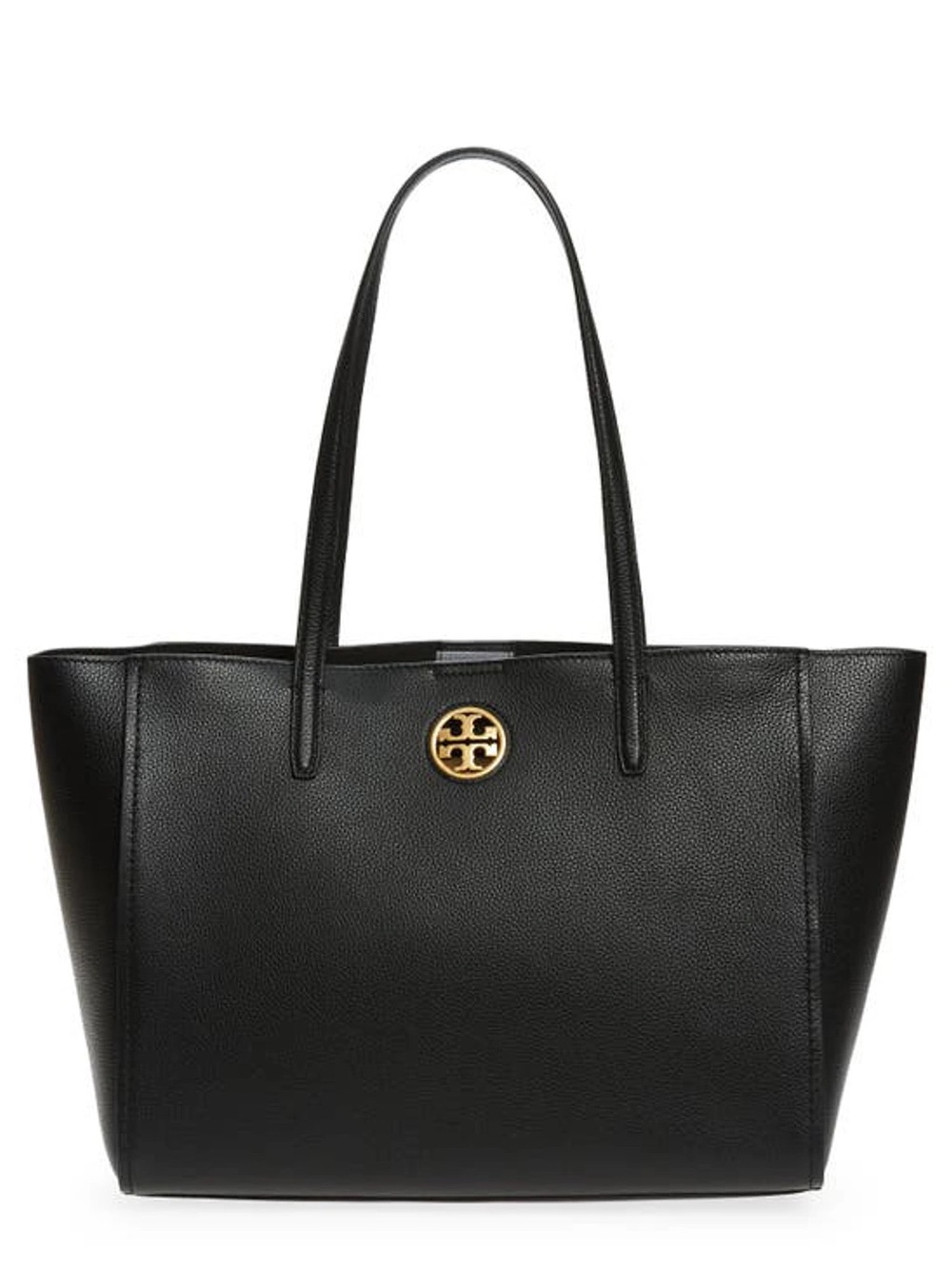 NWT Tory Burch Carson Large Tote - Black Pebbled Leather